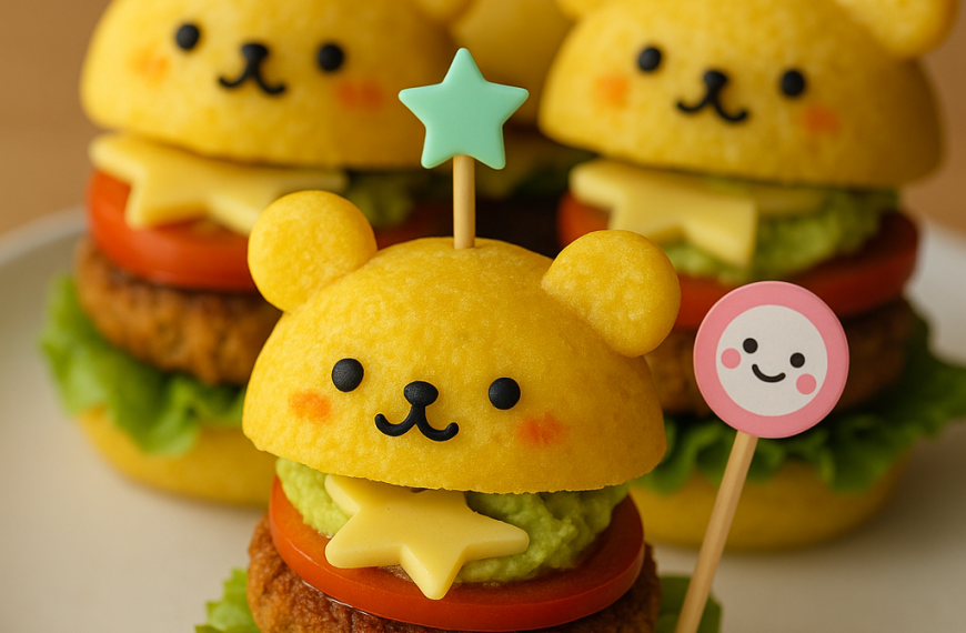 Mini Protein Burger mit Bärchen-Buns